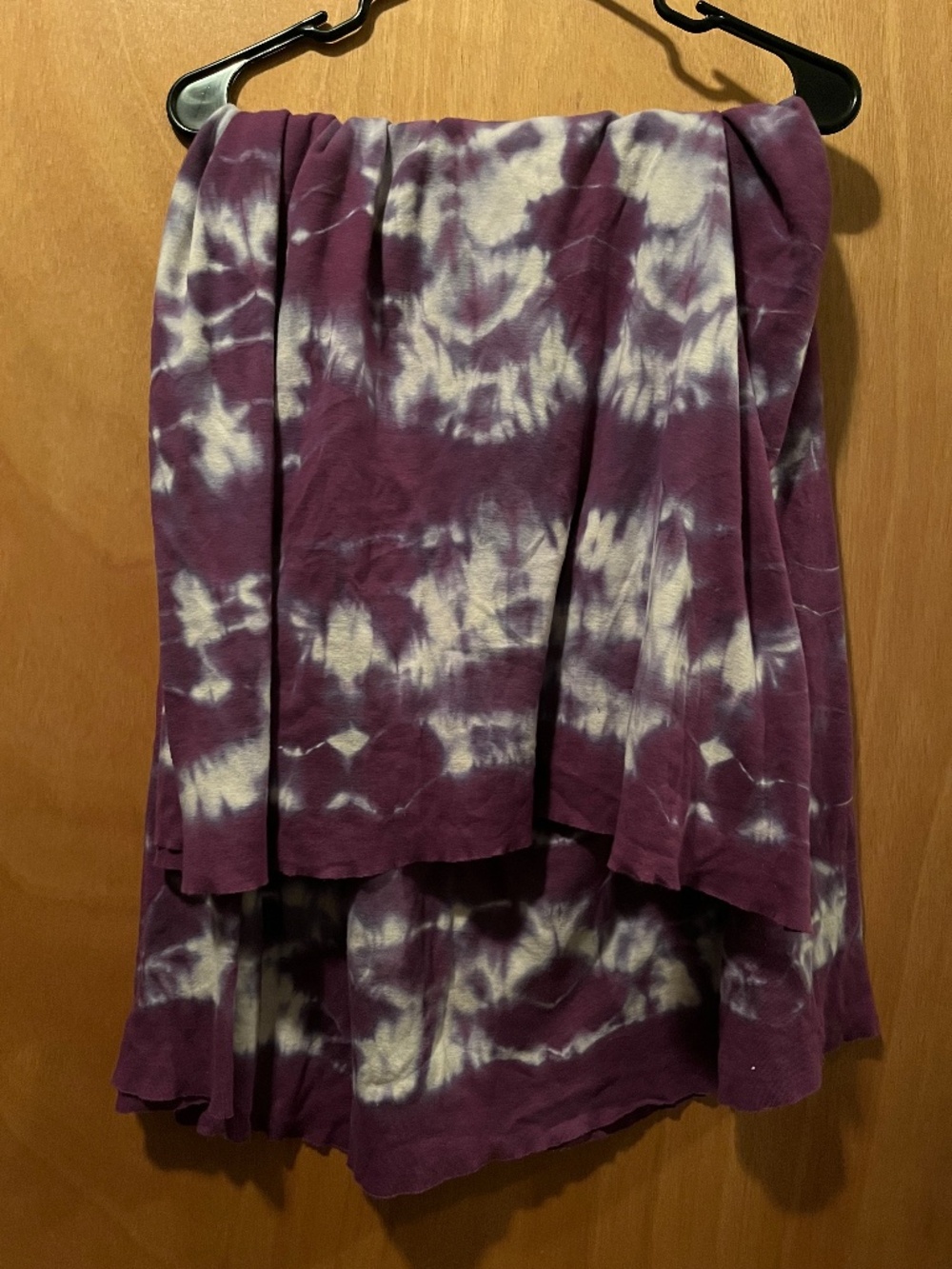 American Apparel Purple Tie Dye Infinity Scarf